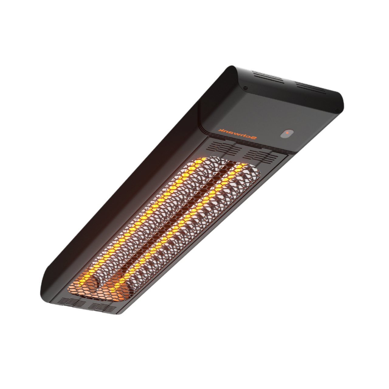 ESM-4043-24 - 43" 240v/208v 6,000W eSchwank Ghost Series Electric Infrared Heater, Black, Single Phase, 25 Amps