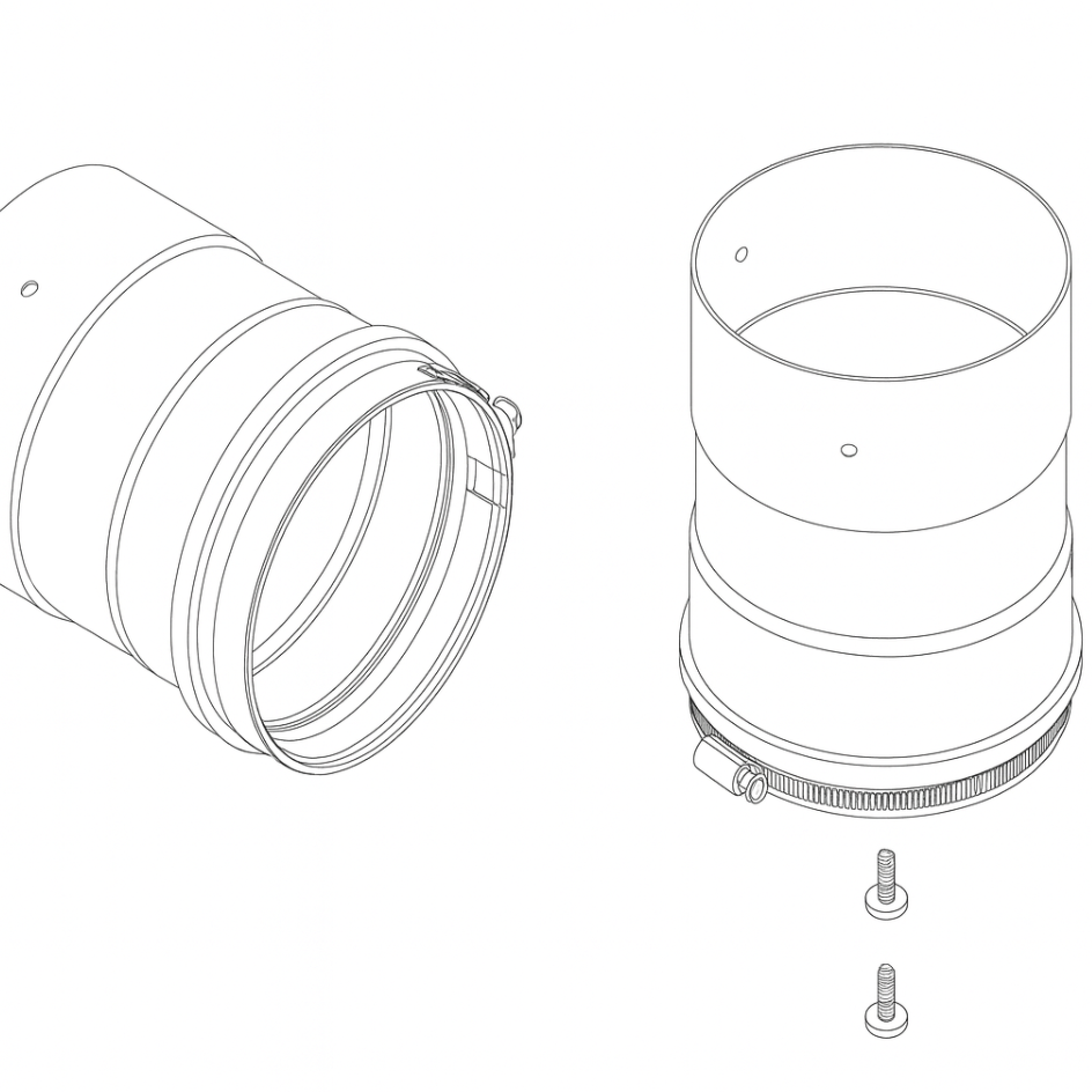 CT171 - 4" Vent Adapter Kit Exclusively for ETSV