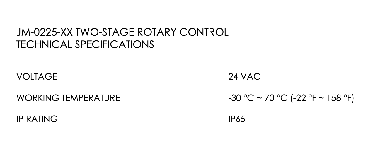 JM-0225-XX - Two-Stage Rotary Control for phantomSchwank