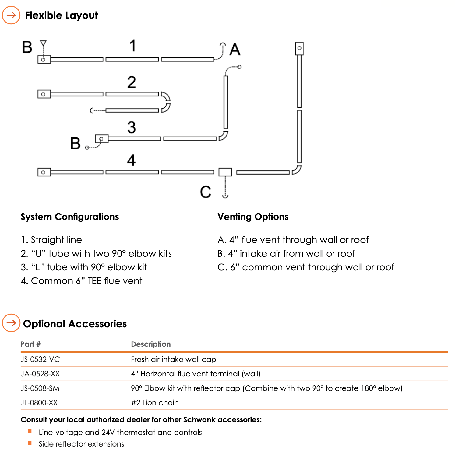 S100U-60-10-CN/AN - 10' U-Tube Heater, 60k btu, NG