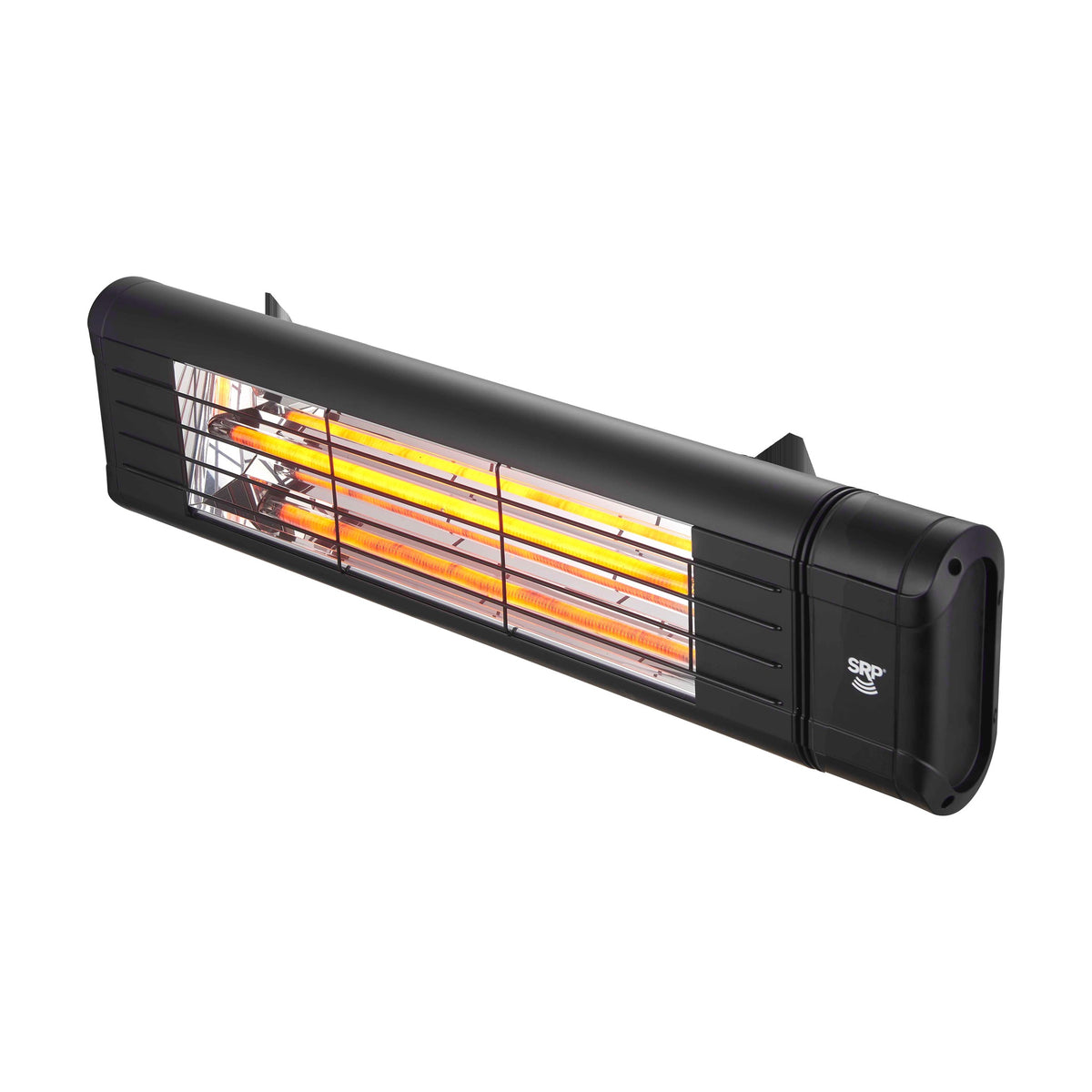 MW25M24 - IR Energy mWAVE Pro 2,500W 240V medium wave electric infrared patio heater, black, 33.7 inch
