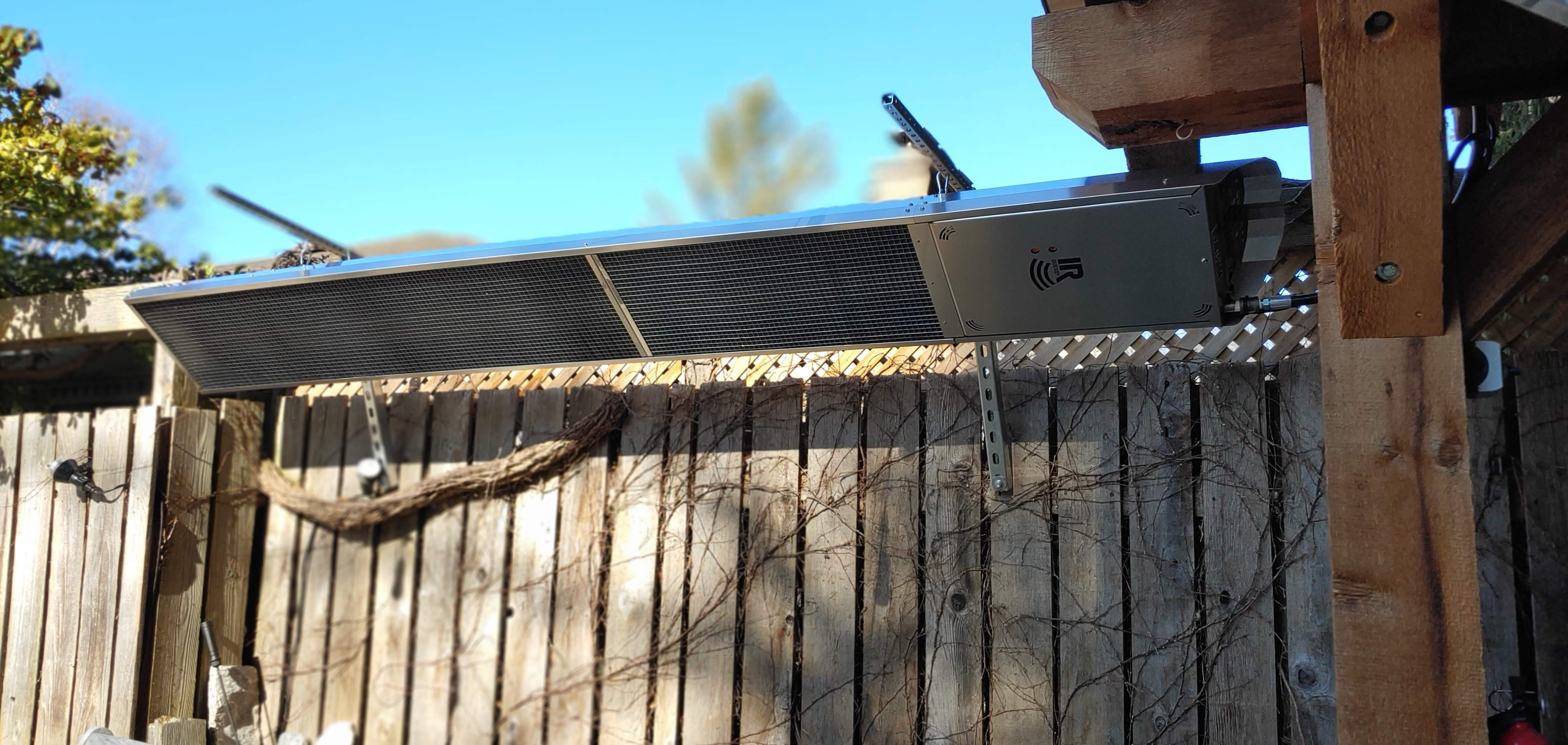 ETS60 - 12' evenTUBE Slimline, by IR Energy, Overhead Outdoor Heater, 58,000 btu, NG or LPG