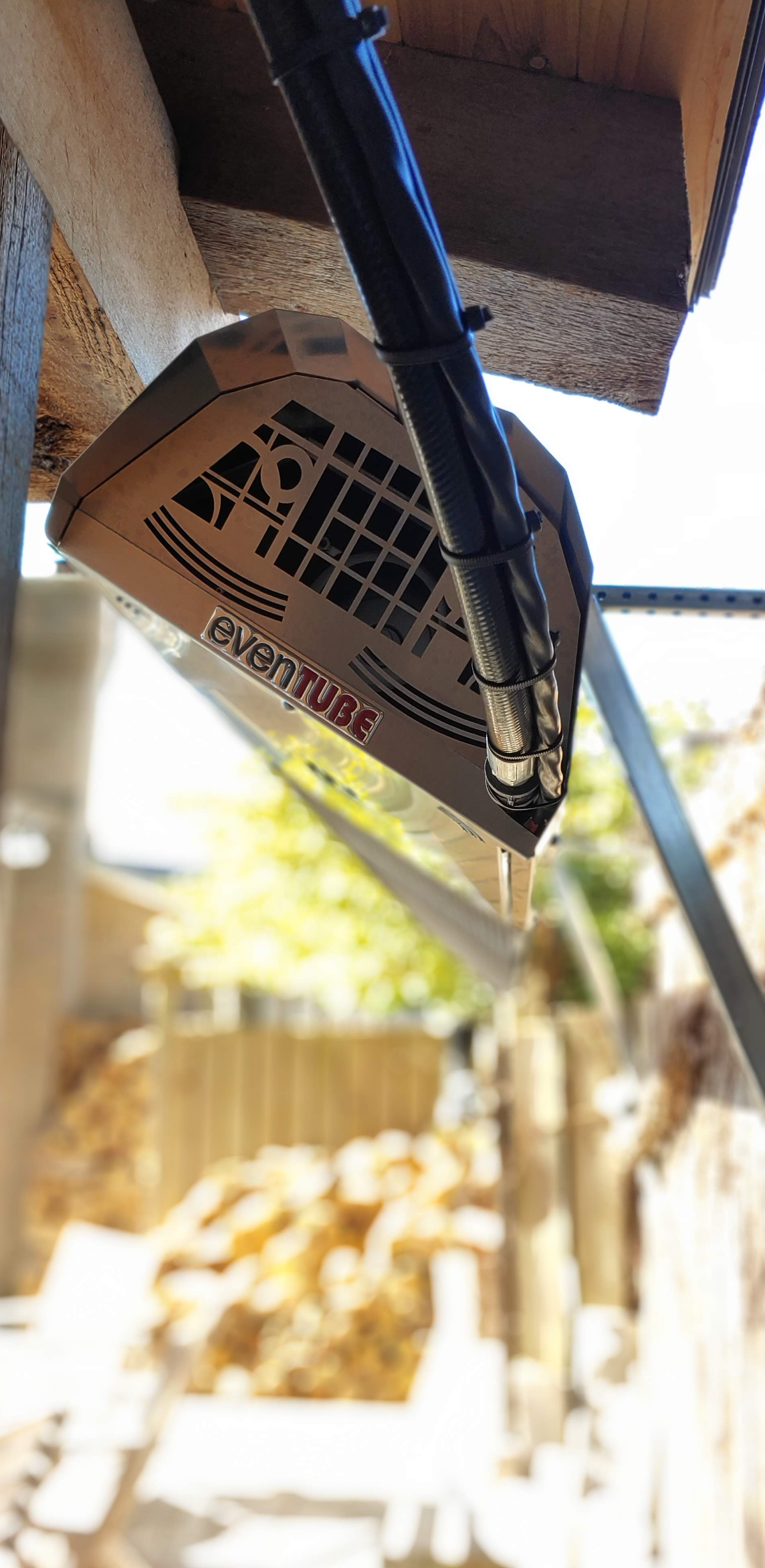 ETS60 - 12' evenTUBE Slimline, by IR Energy, Overhead Outdoor Heater, 58,000 btu, NG or LPG