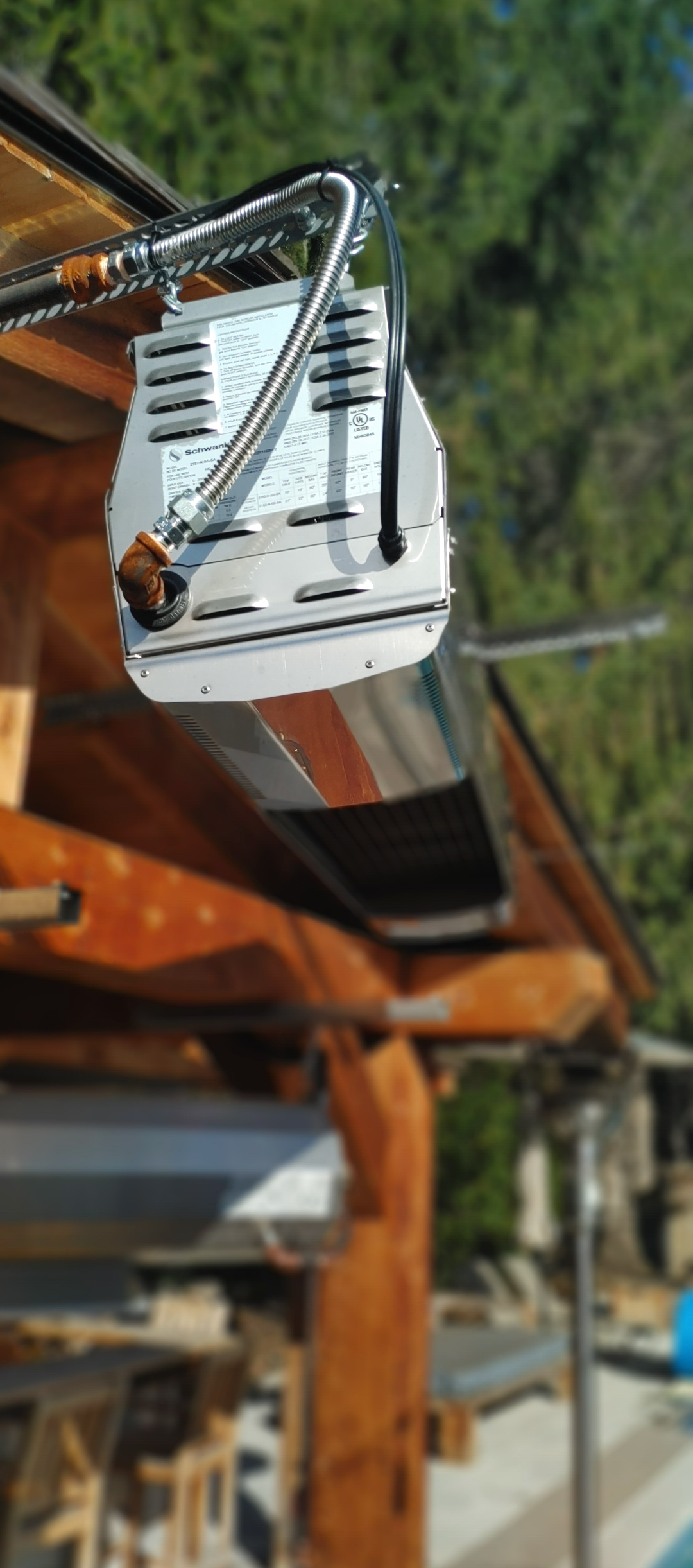 bistroSchwank 2152 - 44", 50,000/36,500 btu Two Stage Overhead Outdoor Heater