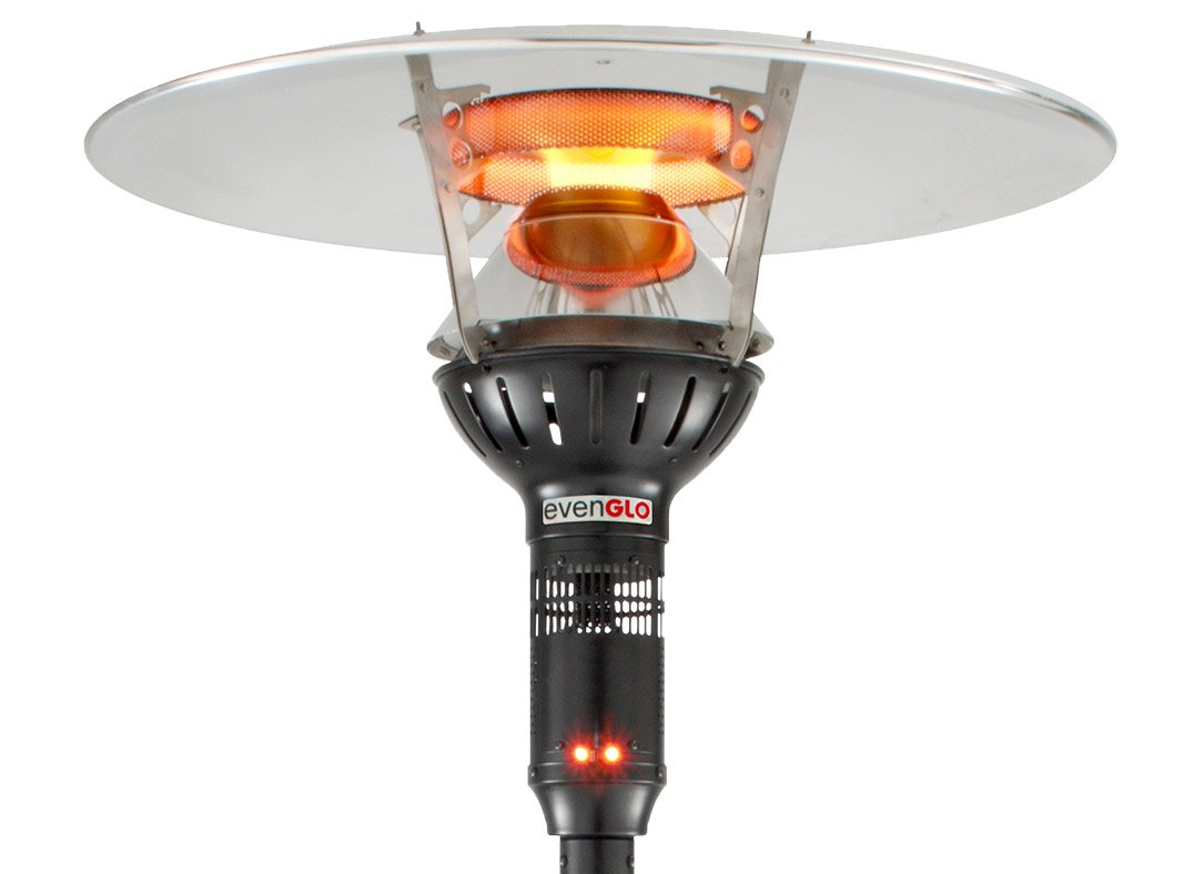 GA301U - IR Energy evenGLO, 53,000 btu, Natural Gas Patio Heater, Fixed Post Mount