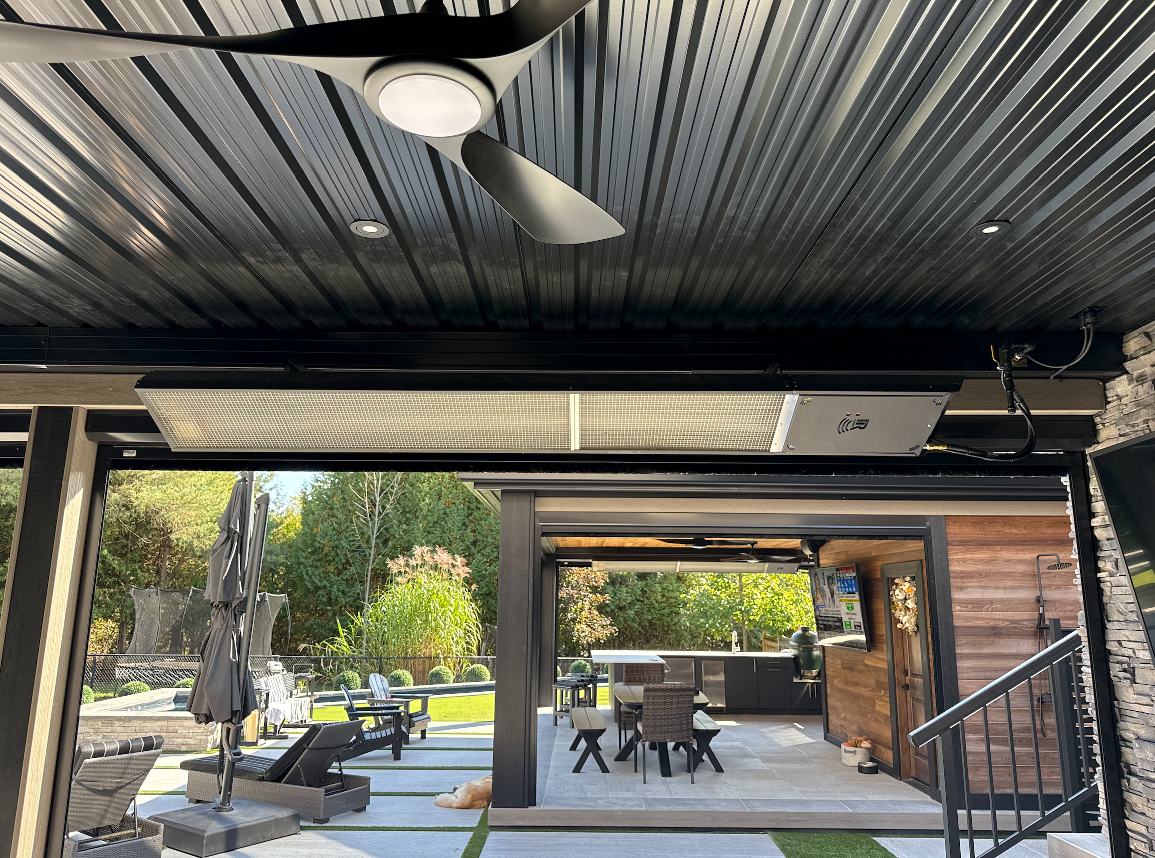 ETS60 - 12' evenTUBE Slimline, by IR Energy, Overhead Outdoor Heater, 58,000 btu, NG or LPG