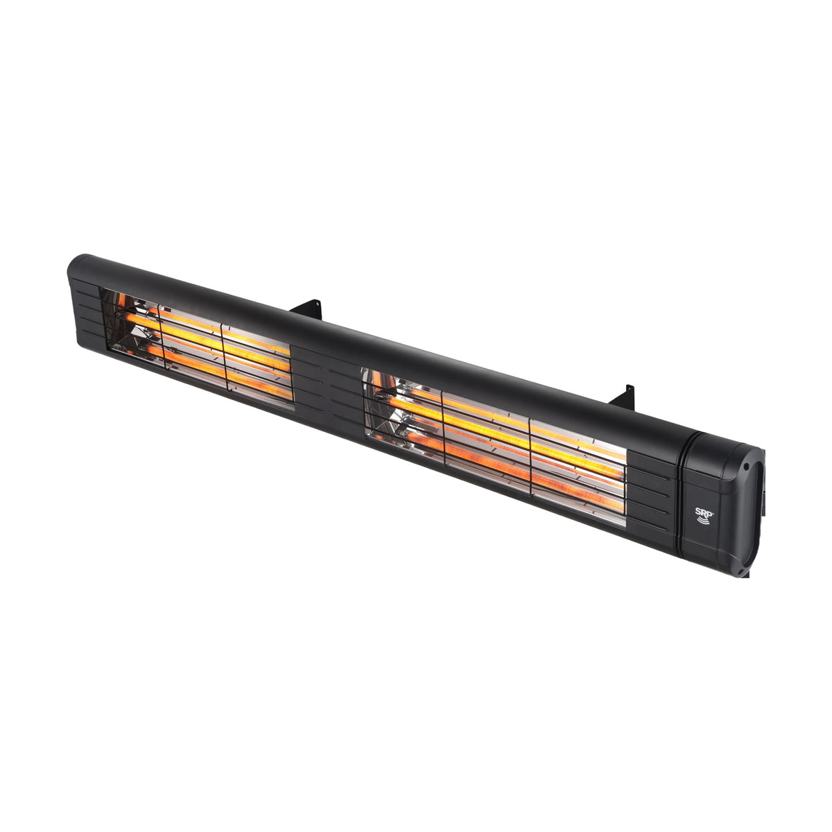 MW50M24 - IR Energy mWAVE Pro 5,000W 240V medium wave electric infrared patio heater, black, 62.2 inch