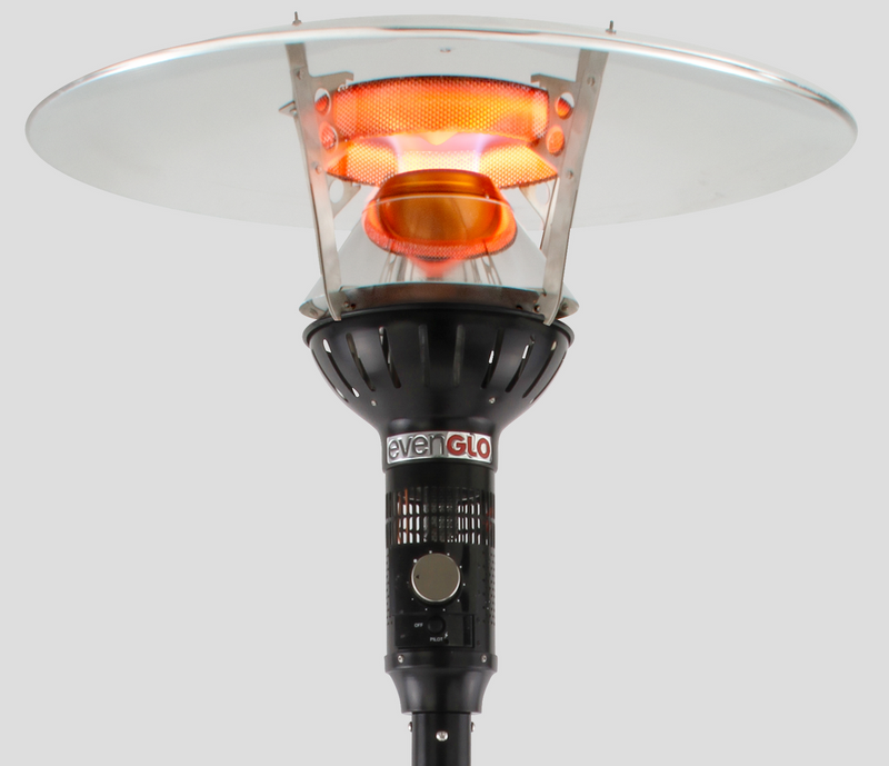 GA301MP - IR Energy evenGLO, 53,000 btu, NG or LPG Gas Patio Heater, Portable, Easy Connect