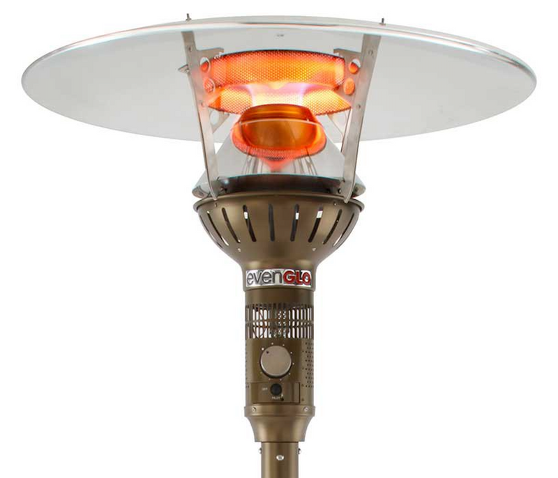 GA301MP - IR Energy evenGLO, 53,000 btu, NG or LPG Gas Patio Heater, Portable, Easy Connect