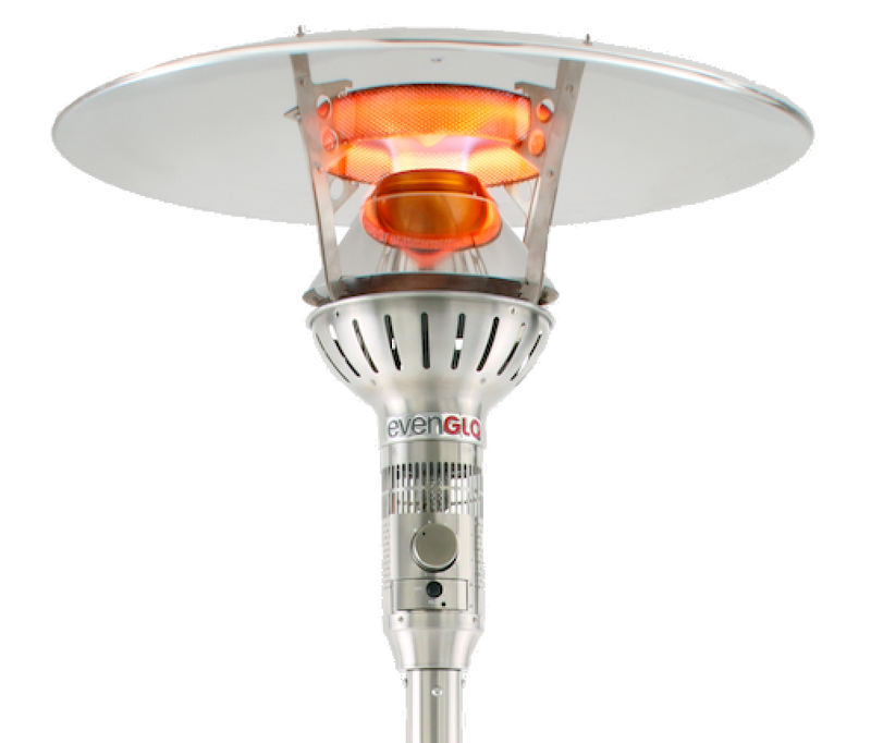 GA301MP - IR Energy evenGLO, 53,000 btu, NG or LPG Gas Patio Heater, Portable, Easy Connect