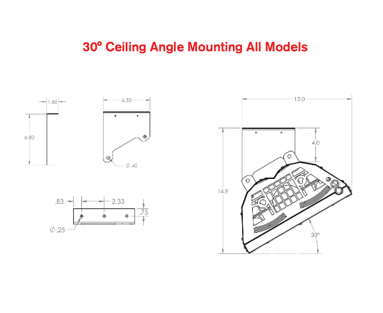 ETSV40 Mounting Hardware, 12' evenTube Vented