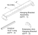 HS043 - Ultimate Mounting Kit for HAB40/50 The Habanero, Pole Mount, Hang from Ceiling or Horizontal Wall Mount
