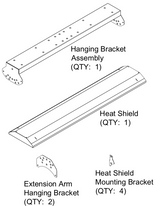 HS044 - Low Clearance Heat Shield for HAB40/50 The Habanero, Ceiling Mount