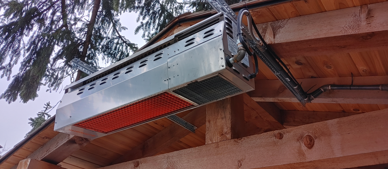 bistroSchwank 2150 - 44", 50,000 Btu Single Stage Overhead Outdoor Heater