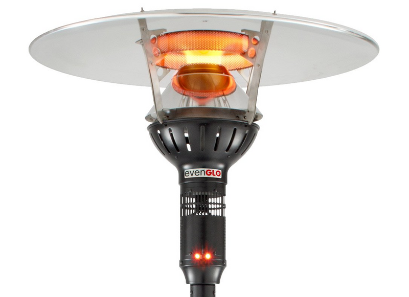 GA301U - IR Energy evenGLO, 53,000 btu, Natural Gas Patio Heater, Fixed Post Mount