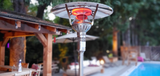 GA301U - IR Energy evenGLO, 53,000 btu, Natural Gas Patio Heater, Fixed Post Mount