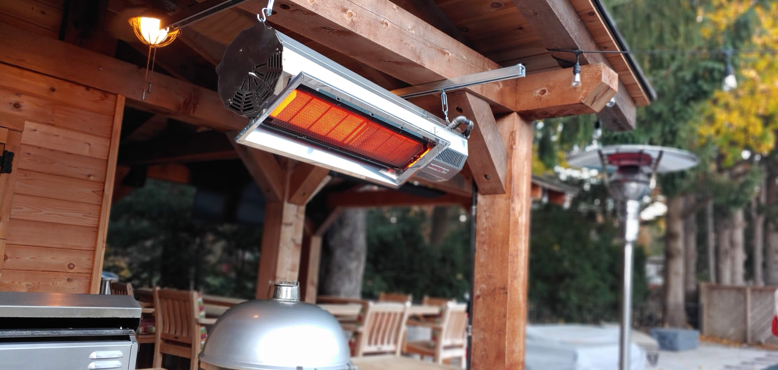 HAB40 - The Habanero by IR Energy, 48", High Intensity In/Outdoor Unvented Wall/Ceiling Mount, 40,000 btu, NG