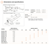 SPW2-110-30-CN - 30' comfortSchwank Tube Heater, 2-Stage, 110,000/75,000 Btu, NG
