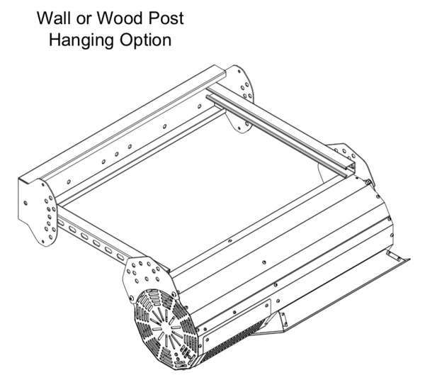 HS043 - Ultimate Mounting Kit for HAB40/50 The Habanero, Pole Mount, Hang from Ceiling or Horizontal Wall Mount